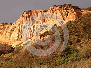 Costa da Caparica, a natural reserve and PortugalÃ¢â¬â¢s largest contiguous beach photo